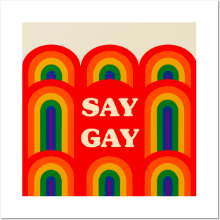 Say Gay Posters and Art